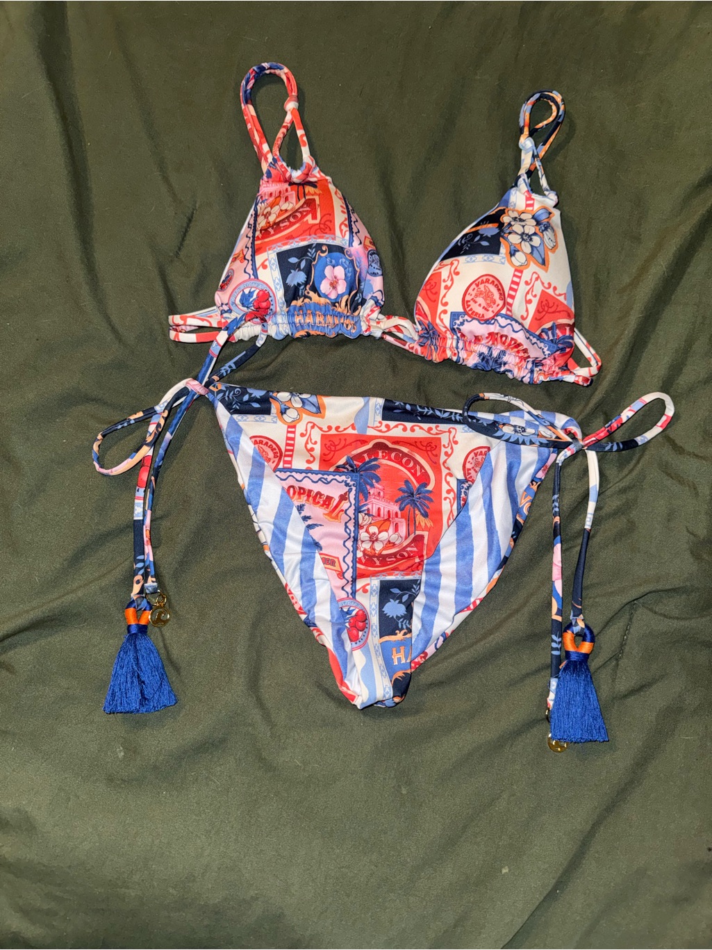 Ola Azul “Harbor” Reversible Bikini.